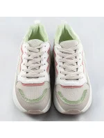 Béžové dámske tenisky adidasky s vyššou podrážkou (BS-05)