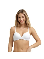 DIM INVISIBLE WIRELESS PADDED BRA - DIM - biela