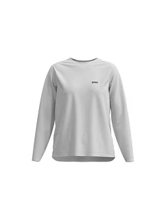 Cyklistické tričko POC W's Motion Air L/S Jersey, biele