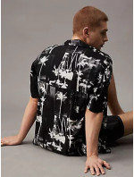Pánska košeľa RESORT SHIRT-PRINT KM0KM009700GL - Calvin Klein