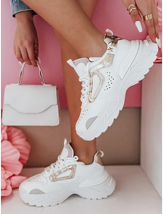 Dámske tenisky BL568 CELESTIC ZY0817 white-gold - FashionStreet Dámske tenisky BL568 CELESTIC ZY0817 white-gold - FashionStreet