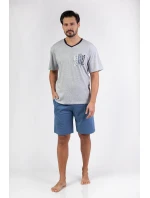 Regina 477 cr/r M-XL W25 pánske pyžamo