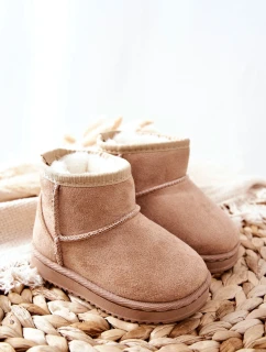 Detské teplé snežnice Suede Beige Gooby