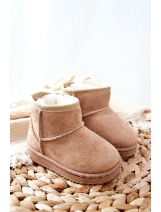 Detské teplé snežnice Suede Beige Gooby