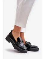 Dámske lakované mokasíny Vinceza 62187 Black Dámske lakované mokasíny Vinceza 62187 Black