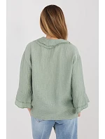 Košeľa s dlhým rukávom model 225521 Taliansko Moda Košeľa s dlhým rukávom model 225521 Taliansko Moda