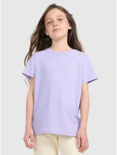 Dievčenské tričko s potlačou 4F 4FJRAW25TTSHF3199-52S