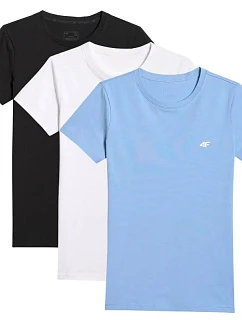 Dámske tričko (SET 3 tričiek) 4F 4FWMM00TTSHF3306-10S-20S-56S