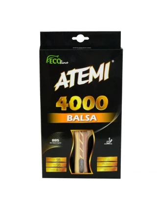 Raketa na stolný tenis Atemi 4000 Balsa Concave 17204 Raketa na stolný tenis Atemi 4000 Balsa Concave 17204