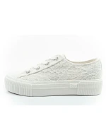 Lee dámske športové topánky Isla trainers white platform lace-up women's