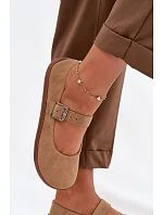 Baleríny Barefoot z přírodního semiše Zazoo 316 béžové