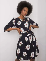 Šaty LK SK 507547.16P čiernobielo