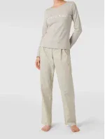 Dámske pyžamo QS6350E 1T6 - béžová - Calvin Klein