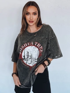 JOSHUA dámske tričko tmavosivé FashionStreet RY2630