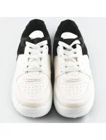 Bielo-čierne dvojfarebné dámske tenisky sneakers (XWH2120X)