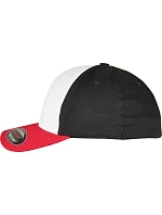 Flexfit 6277T/6277TT 6-panelová čiapka Flexfit Wooly Combed 55.277T červená/biela/čierna