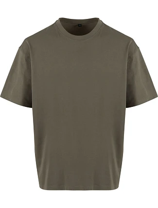 New Morning Studios NM 003 Unisexové tričko oversize z hrubej bavlny 57.0003 olivová New Morning Studios NM 003 Unisexové tričko oversize z hrubej bavlny 57.0003 olivová