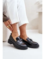 Dámske lakované mokasíny Vinceza 62187 Black Dámske lakované mokasíny Vinceza 62187 Black