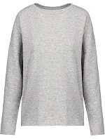Kariban K 471 Dámska mikina oversize 20.K471 svetlosivá melírovaná