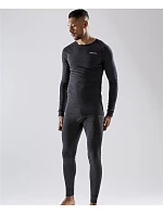 Craft Corporate Wool Merino Set M Pánska sada spodného prádla z merino vlny 81.9711 čierna melírovaná