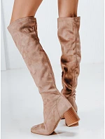 Dámske čižmy 5759 ZY1244 beige - FashionStreet