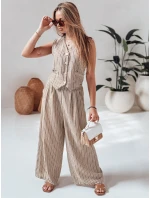 Dámska hnedá vesta LINELIA FashionStreet PY0135