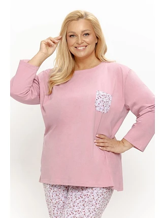 Pyžamo Taro 3656 Agnessa s dlhými rukávmi 4XL–6XL Z26