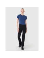 Dámske rebrované tričko 4F 4FRSS25TTSHF2696-31S