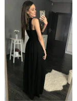 Dlhé šaty hk1542 čierne - YourNewStyle