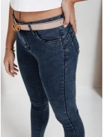 Dámske modré džínsy FLAWIA FashionStreet UY1287