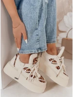 Dámske tenisky na vysokej platforme UPSOLE s leopardím vzorom FashionStreet ZY0802 Dámske tenisky na vysokej platforme UPSOLE s leopardím vzorom FashionStreet ZY0802