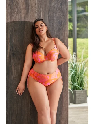 Plavky Ava SK 214 Tangerine Maxi s plnými košíčkami Plavky Ava SK 214 Tangerine Maxi s plnými košíčkami