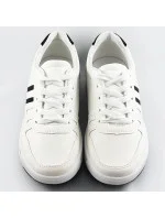 Bielo-čierne dámske športové topánky (AD-587)