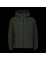 CMP pánska zimná športová bunda s kapucňou zateplená zelená (34K0167/F905)