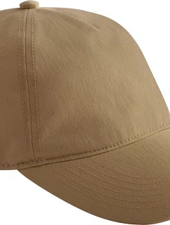 Beechfield B 66 5-panelová čiapka s kšiltom „Leisure“ 53.0066 biscuit