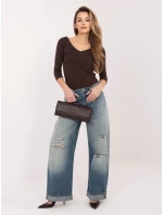 Blúzka RV BZ A1190.16 tmavohnedá