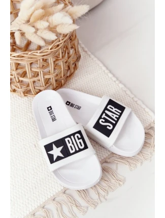 Detské letné papuče Big Star - biele