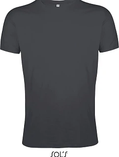 SOL'S Regent Fit Pánske tričko „Slim Fit“ 25.0553 tmavošedé