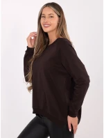 Mikina RV BL 5850.11X tmavohnedá