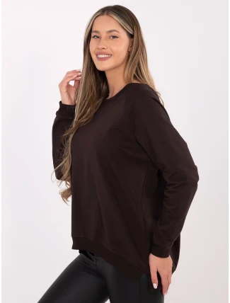 Mikina RV BL 5850.11X tmavohnedá