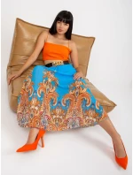 DHJ sukňa SD 10620B.43 modrá