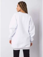 Mikina DS BL 1123.18 bielych