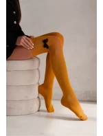 Bavlnené ponožky s mašľou 0774