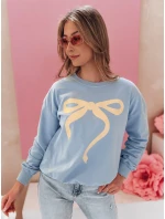 Dámska nadrozmerná mikina SOFTTIE modrá FashionStreet BY1377 Dámska nadrozmerná mikina SOFTTIE modrá FashionStreet BY1377