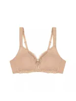 Dámska moderná čipkovaná+bavlnená podprsenka N - NEUTRAL BEIGE - béžová 00EP - TRIUMPH Dámska moderná čipkovaná+bavlnená podprsenka N - NEUTRAL BEIGE - béžová 00EP - TRIUMPH