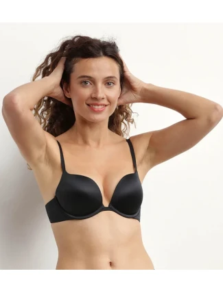 Dámska push-up podprsenka DIM SEXY PUSH UP BRA - DIM - čierna Dámska push-up podprsenka DIM SEXY PUSH UP BRA - DIM - čierna