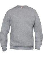 Mikina Clique Basic Roundneck Unisex 67.2130 sivá melírovaná Mikina Clique Basic Roundneck Unisex 67.2130 sivá melírovaná