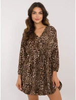 Šaty DHJ SK 19861 2.02 čierno-béžové Šaty DHJ SK 19861 2.02 čierno-béžové