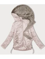 Dámska bunda so šnúrkami na bokoch S'West pearl pink (B8360-51) Dámska bunda so šnúrkami na bokoch S'West pearl pink (B8360-51)