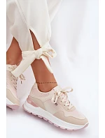 Dámské tenisky na platformě Béžové Lelmira